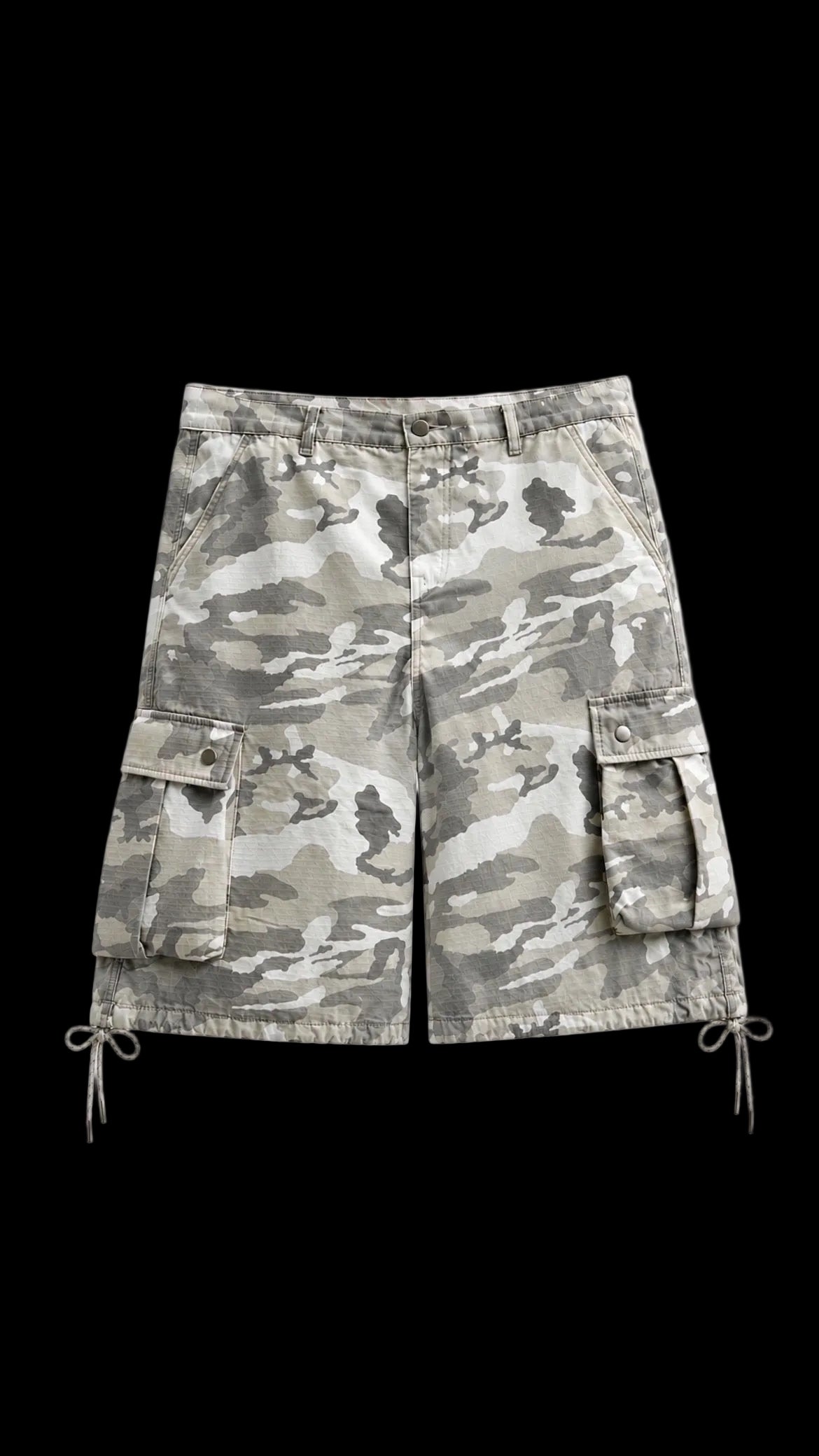 “SNOW CAMO” SHORTS